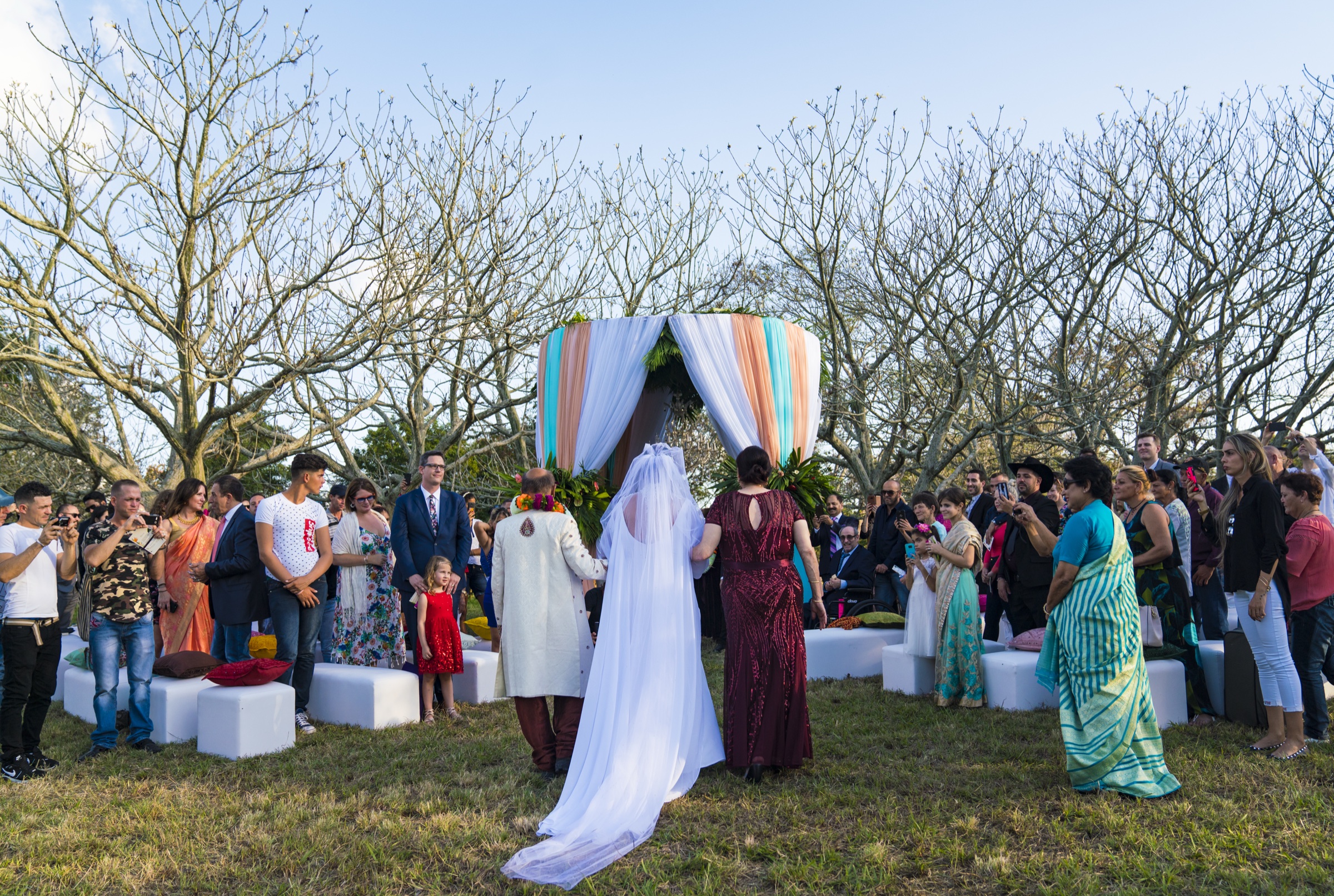 An Indian wedding in the Havana countryside